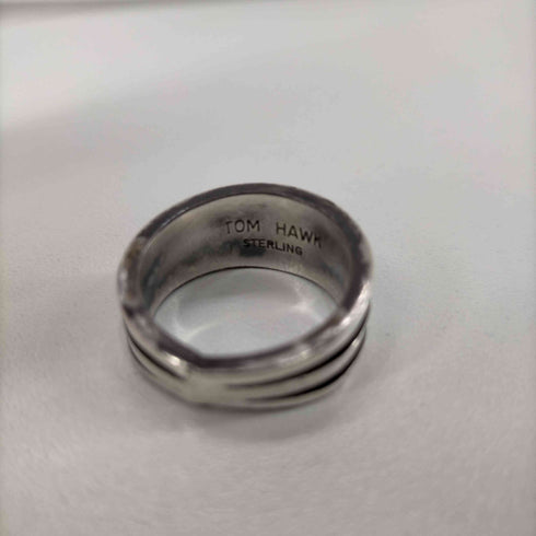 トムホーク TOM HAWK 2 LINE RING STERLING 2ラインリング ナバホ族 NAVAJO メンズ 19号