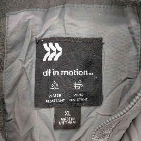 all in motions 裏地フリース 比翼ナイロンフーデッドブルゾン メンズ import:XL