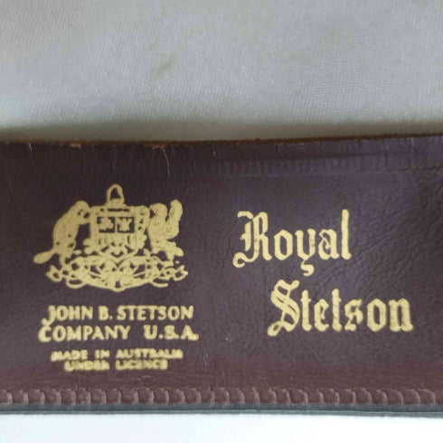 ステットソン STETSON 50-60S イエロータグ USA製 中折れハット メンズ 7/8