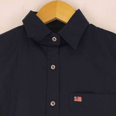 ポロジーンズカンパニーラルフローレン POLO JEANS COMPANY RALPH LAUREN ポケット刺繍シャツ レディース import:S