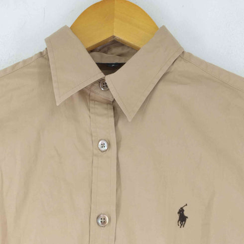 ラルフローレン RALPH LAUREN スモールポニー刺繍コットンシャツ レディース JPN:7号