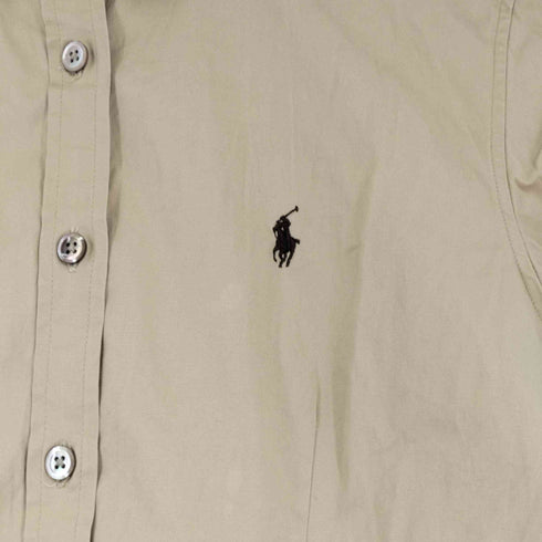 ラルフローレン RALPH LAUREN スモールポニー刺繍コットンシャツ レディース JPN:7号