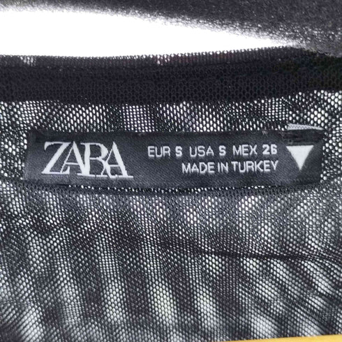 ザラ ZARA Print Tulle Dress レディース import:S