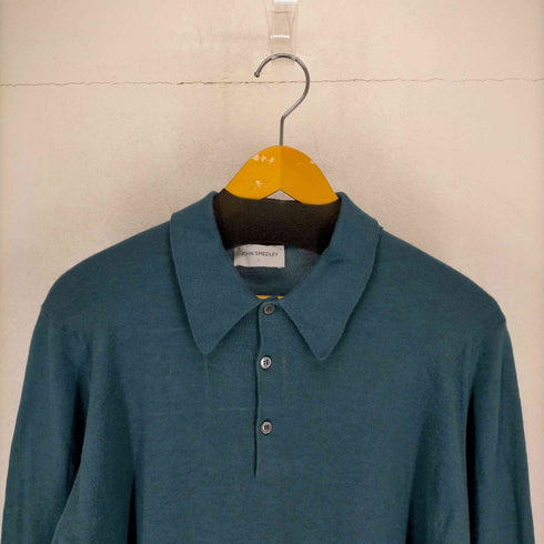 ジョンスメドレー JOHN SMEDLEY ハーフボタンコットンL/S シャツ メンズ JPN:L