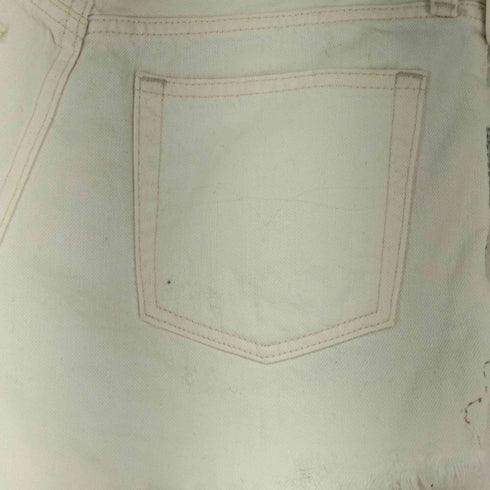 ポロラルフローレン POLO RALPH LAUREN リメイクデザイン刺繍ショートデニムパンツ レディース US:24
