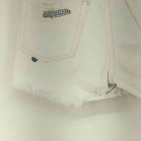 ポロラルフローレン POLO RALPH LAUREN リメイクデザイン刺繍ショートデニムパンツ レディース US:24