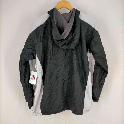 GTM SPORTSWEAR フロントワッペン ハーフジップフーディシェルジャケット レディース import:L