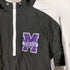 GTM SPORTSWEAR フロントワッペン ハーフジップフーディシェルジャケット レディース import:L