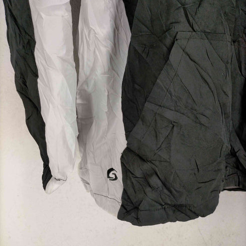 GTM SPORTSWEAR フロントワッペン ハーフジップフーディシェルジャケット レディース import:L