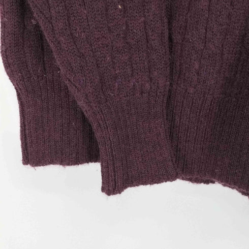 ジェイクルー J.CREW 巨人タグ ケーブル編みニットセーター メンズ M