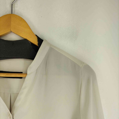 ユナイテッドアローズグリーンレーベルリラクシング UNITED ARROWS green label relaxing バンドカラー ブラウス レディース
