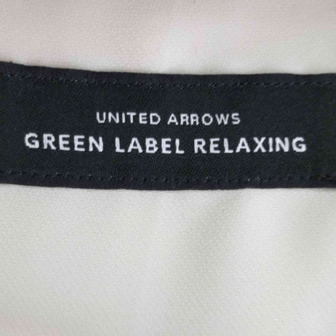 ユナイテッドアローズグリーンレーベルリラクシング UNITED ARROWS green label relaxing バンドカラー ブラウス レディース