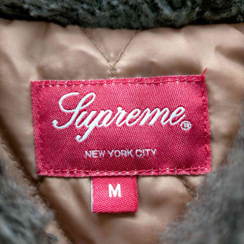シュプリーム Supreme FAUX FUR COLLAR FLANNEL SHIRT メンズ JPN:M