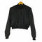 ザラ ZARA SATIN EFFECT CROP BOMBER サテン クロップド ボンバージャケット レディース JPN:M