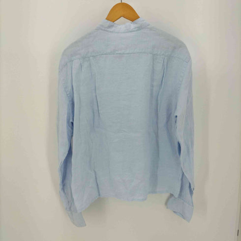 ラルフローレン RALPH LAUREN リネン混バンドカラーシャツ メンズ JPN:M