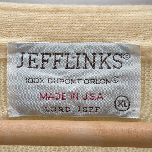JEFFLINKS USA製 DUPONT ORLON 100% アクリルカーディガン メンズ import:XL