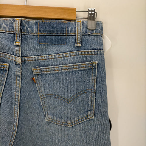 リーバイス Levis カナダ製 881 オレンジタブ ジップフライデニムパンツ メンズ 32/34