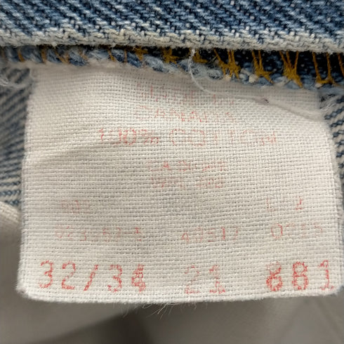 リーバイス Levis カナダ製 881 オレンジタブ ジップフライデニムパンツ メンズ 32/34