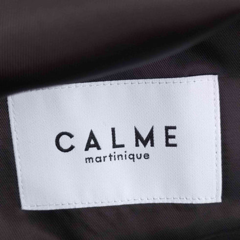 カルム calme 千鳥柄 ステンカラーコート メンズ JPN:1