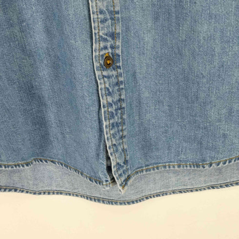 ギャップ Gap 01AW メタルボタン デニムシャツ メンズ M