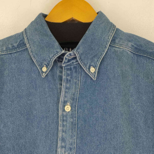 ギャップ Gap USA製 OLD GAP 紺タグ BD デニムシャツ メンズ S