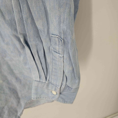 ギャップ Gap OLD GAP 刺繍ロゴ デニムシャツ メンズ M
