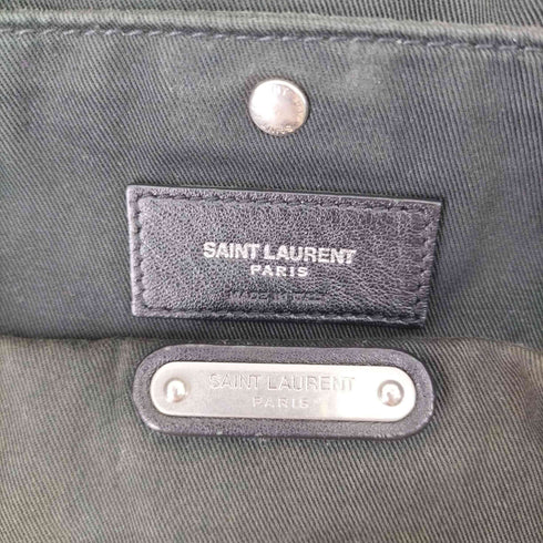 サンローランパリ SAINT LAURENT PARIS キャンバストートバッグ メタルプレート メンズ