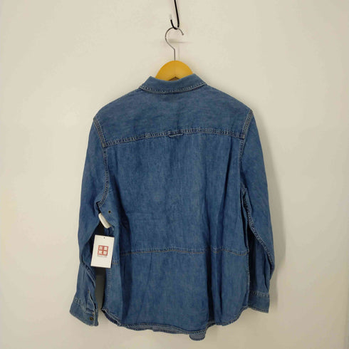 ローレンジーンズカンパニー LAUREN JEANS COMPANY フロントギミック デニムシャツ レディース 1X