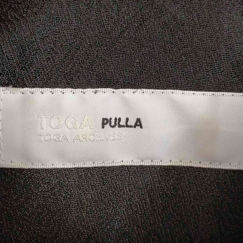トーガプルラ TOGA PULLA キュプラジャガードシャツ レディース 36