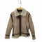 ザラ ZARA ダブルフェイスムートンジャケット メンズ import:S