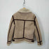ザラ ZARA ダブルフェイスムートンジャケット メンズ import:S