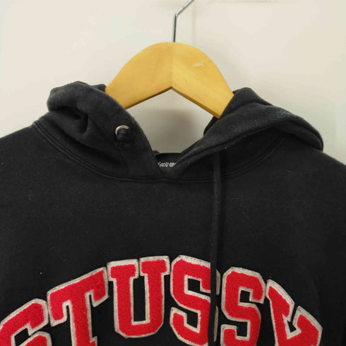 ステューシー Stussy アーチロゴ プルオーバーパーカー メンズ L