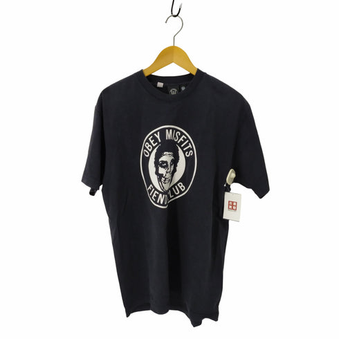 オベイ OBEY USA製 コラボ バンドTシャツ メンズ L