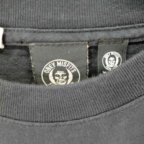 オベイ OBEY USA製 コラボ バンドTシャツ メンズ L