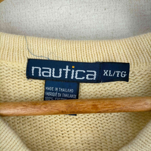 ノーティカ NAUTICA Vネックコットンニット メンズ JPN:XL