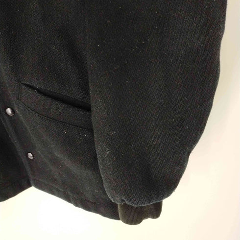 ステューシー Stussy 90S 紺タグ OLD STUSSY ウールスタジャン 中綿裏地キルティング 刺繍ロゴ メンズ import:L