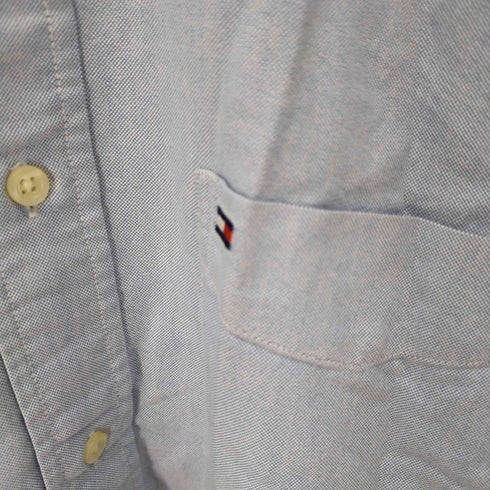 トミーヒルフィガー TOMMY HILFIGER ポケットロゴ刺繍BDシャツ メンズ import:M