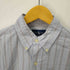 ラルフローレン RALPH LAUREN CLASSIC FIT ロゴ刺繍ストライプシャツ メンズ import:M