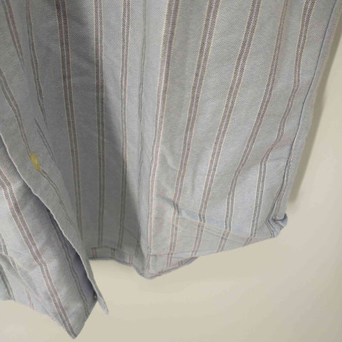 ラルフローレン RALPH LAUREN CLASSIC FIT ロゴ刺繍ストライプシャツ メンズ import:M