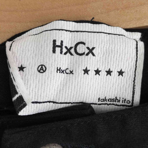 HxCx takashi ito ボンテージデザインブラックデニムパンツ メンズ JPN:M
