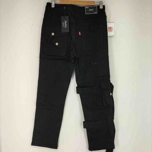HxCx takashi ito ボンテージデザインブラックデニムパンツ メンズ JPN:M