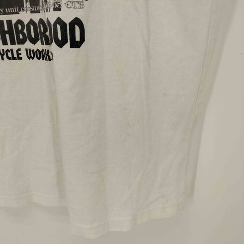 ネイバーフッド NEIGHBORHOOD MOTORCYCLE WORKSHOP バイクプリント Tシャツ メンズ JPN:L