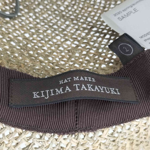 キジマタカユキ KIJIMA TAKAYUKI ストローハット レディース 2