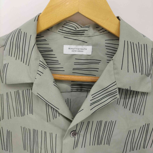 ビューティーアンドユースユナイテッドアローズ BEAUTY & YOUTH UNITED ARROWS 半袖シャツ 総柄シャツ メンズ JPN:S