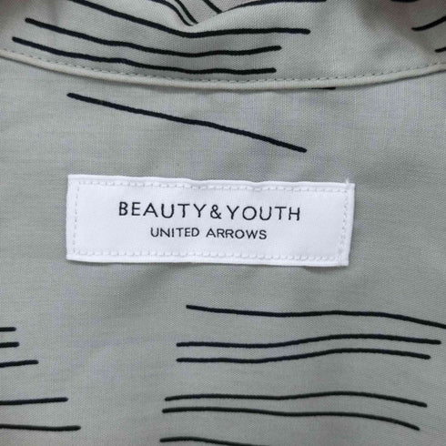 ビューティーアンドユースユナイテッドアローズ BEAUTY & YOUTH UNITED ARROWS 半袖シャツ 総柄シャツ メンズ JPN:S