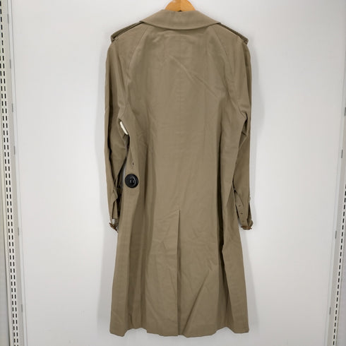アクアスキュータム AQUASCUTUM MADE IN ENGLAND 裏地チェック柄 ロングトレンチコート メンズ