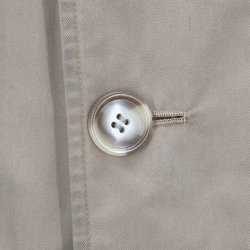 アクアスキュータム AQUASCUTUM MADE IN ENGLAND 裏地チェック柄 ロングトレンチコート メンズ