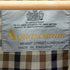 アクアスキュータム AQUASCUTUM MADE IN ENGLAND 裏地チェック柄 ロングトレンチコート メンズ
