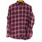 サンローランパリ SAINT LAURENT PARIS 16SS シープレザー切替 スタッズ カットオフチェックネルシャツ メンズ import:M