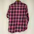 サンローランパリ SAINT LAURENT PARIS 16SS シープレザー切替 スタッズ カットオフチェックネルシャツ メンズ import:M